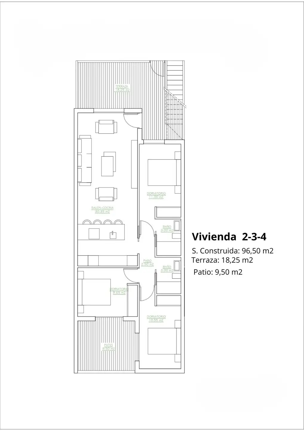 Vivienda N. 2-3-4